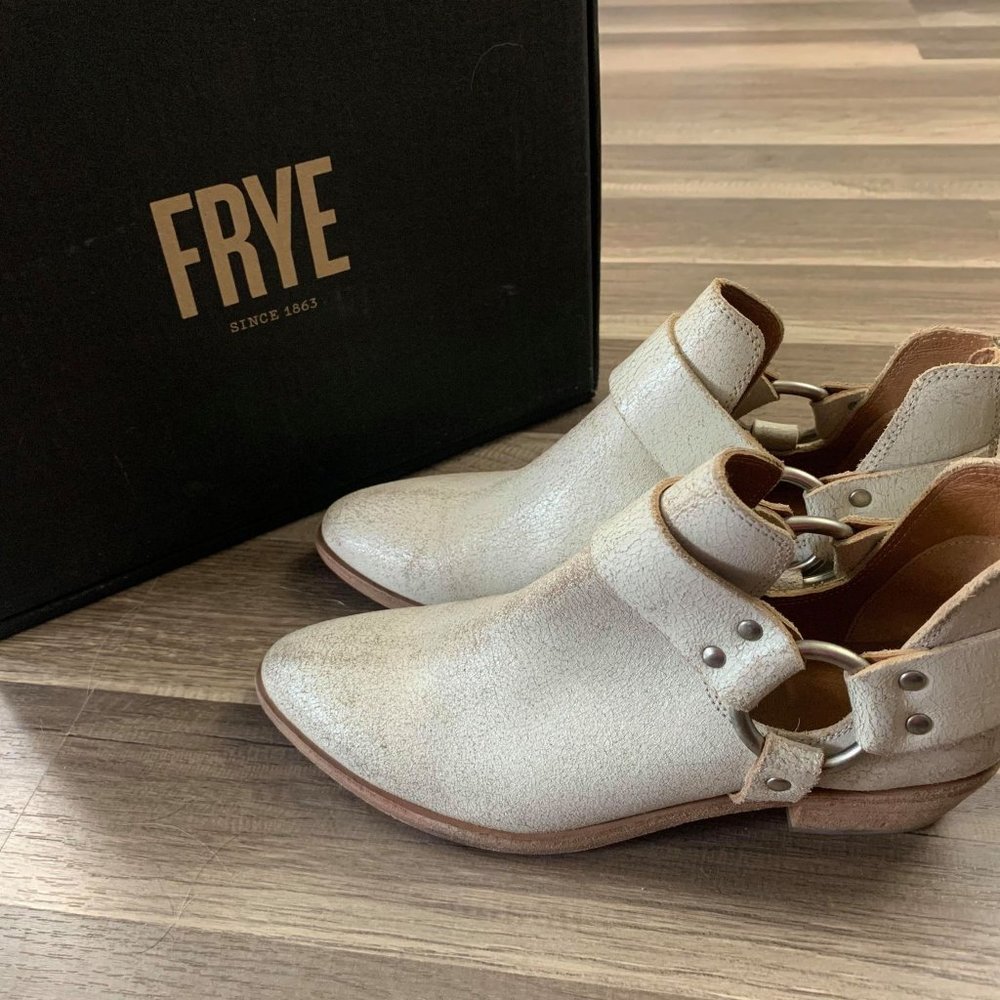 Frye Ray Harness Back Zip Booties - Picture 3 of 7
